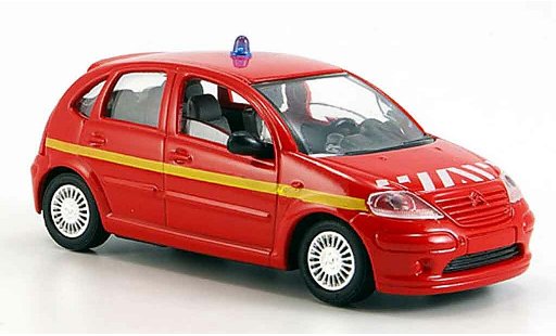 Citroen C3 pompiers 1/43 Solido pompier 2002 diecast model cars