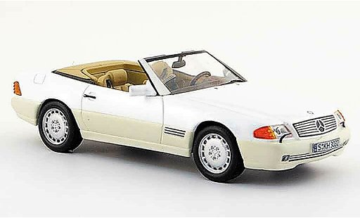 Mercedes 500 Base 1/43 IXO (R 129) white 1990 diecast model cars