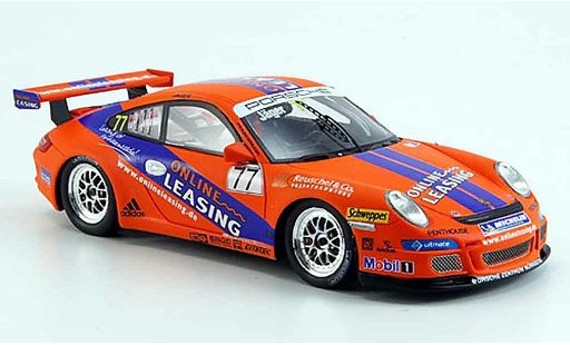 Porsche 911 GT3 CUP 1/43 Spark 2008 No.77 Online Leasing Carrera diecast model cars