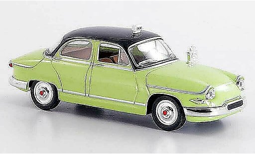 Panhard PL17 Base 1/43 Solido Taxi green-black 1961 diecast model cars
