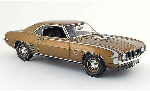 Chevrolet Camaro SS 1/18 Highway 61 396 brown 1969 diecast model cars