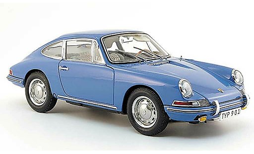 Porsche 911 1964 1/18 CMC (serie) blue innenausstattung grey diecast model cars