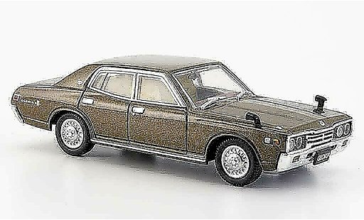 Nissan Gloria 2000 GL-E 1/43 Aoshima GL E brown 1977 diecast model cars