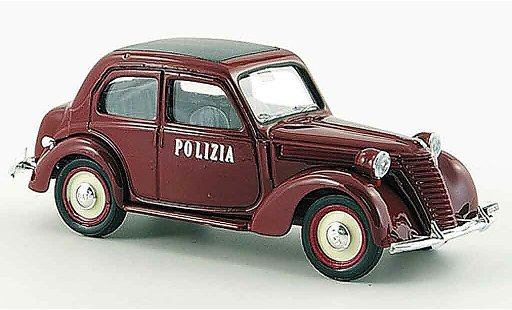 Fiat 1100 Berlina 1/43 Brumm E Polizia Stradale police diecast model cars