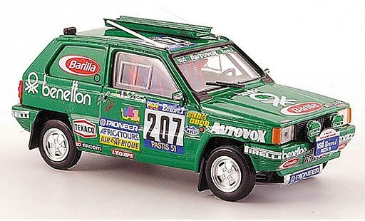 Fiat Panda 4x4 1/43 Brumm No.207 Rally Paris-Dakar 1984 De Labriffe/Devoyon diecast model cars