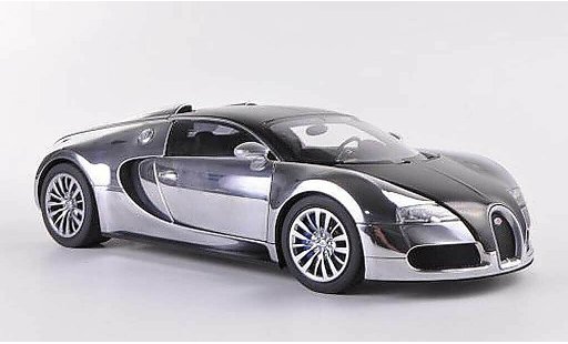 Bugatti Veyron pur sang edition 1/18 Autoart 16.4 EB chrom/carbon 2008 diecast model cars