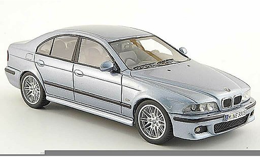 Bmw M5 berline 1/43 Neo E39 argent blue 2002 diecast model cars