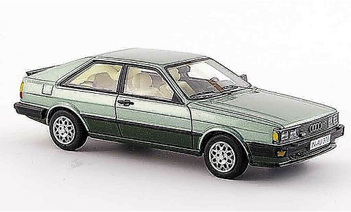 Audi Coupe GT coupe 1/43 Neo green 1981 diecast model cars