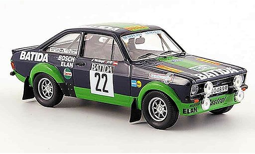 Ford Escort Rally 1/43 Trofeu BDA No.22 Batida Janner 1980 diecast model cars