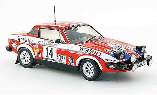 Triumph TR7 1980 1/43 Trofeu No.14 Sparkrite Rally Schottland diecast model cars