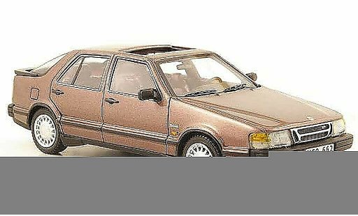 Saab 9000 Turbo 1/43 Neo brun 1988 diecast model cars