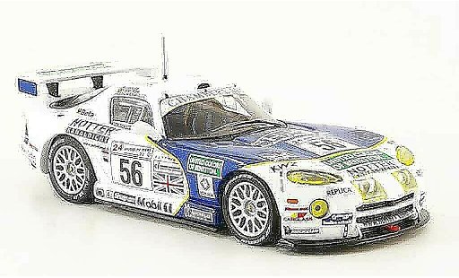 Dodge Viper GTS R 1/43 IXO No.56 Team Chamberlain 24h Le Mans 1999 diecast model cars