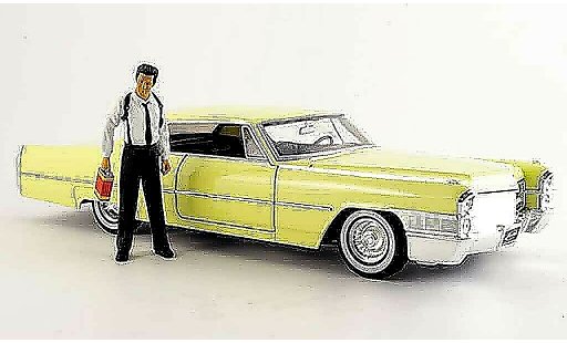 Cadillac Deville Coupe 1/18 Jada Toys reservoir dogs with figur 1965 diecast model cars