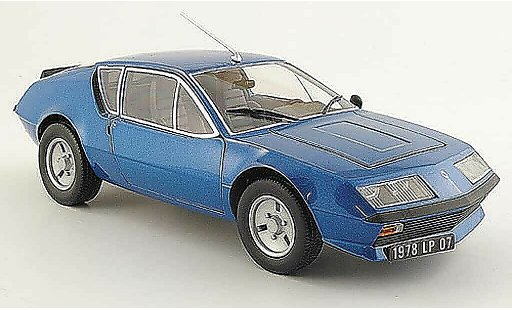Alpine A310 v6 1/18 Maisto blue 1978 diecast model cars