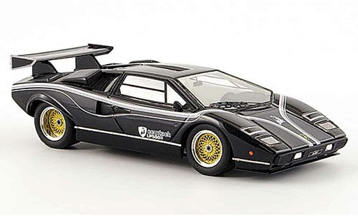 Lamborghini Countach LP 500 1/43 Look Smart r black diecast model cars