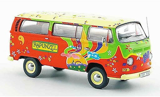 Volkswagen Combi Base 1/43 Schuco t2 a rapunzel fensterbus diecast model cars