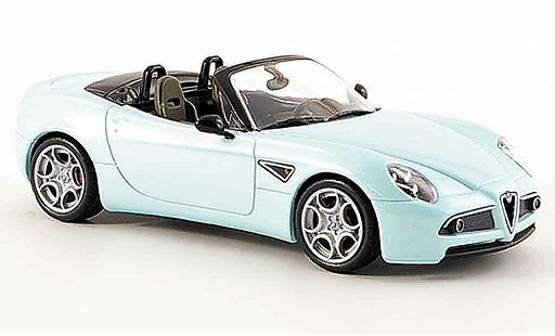 Alfa Romeo 8C competizione 1/43 M4 spyder blue 2006 diecast model cars