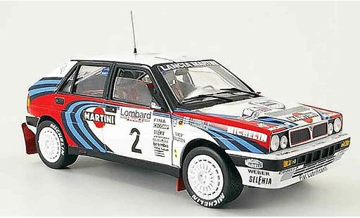 Lancia Delta HF Integrale 1/18 Sun Star 16v no.2 martini rallye gb 1991 diecast model cars