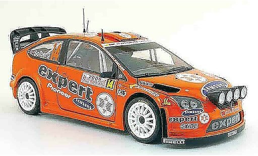 Ford Focus RS WRC 1/18 Sun Star no.14 expert rallye monte carlo 2008 diecast model cars