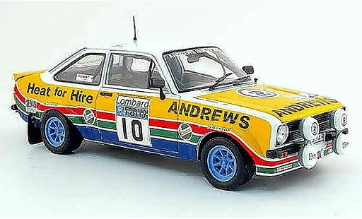 Ford Escort RS 1/18 Sun Star no.10 andrews lombard rallye gb 1979 diecast model cars