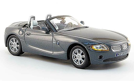 Bmw Z4 roadster 1/43 Solido E85 grey 2003 diecast model cars