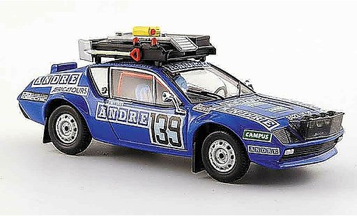 Alpine A310 rallye 1/43 Norev no.139 t.reverchon g.vails dakar 1981 diecast model cars