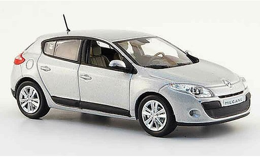 Renault Megane Base 1/43 Norev 5 turig grey 2009 diecast model cars