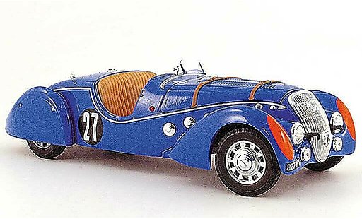 Peugeot 302 Roadster 1/18 Norev Darl'Mat no. 27 24h le mans 1937 diecast model cars