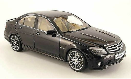 Mercedes Classe C AMG 1/18 Autoart 63 black avec ledersitze 2007 diecast model cars