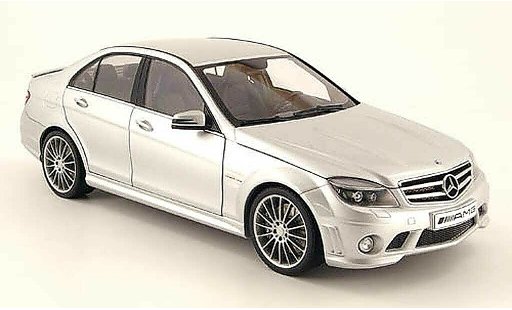 Mercedes Classe C AMG 1/18 Autoart 63 grey avec ledersitze 2007 diecast model cars