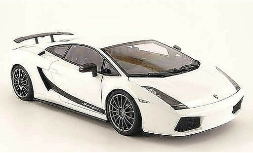 Lamborghini Gallardo Superleggera 1/18 Autoart white 2007 diecast model cars