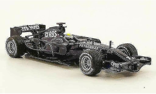 Toyota F1 Williams 1/43 Minichamps fw30 no.7 rbs n.rosberg 25. 27. februar 2008 diecast model cars