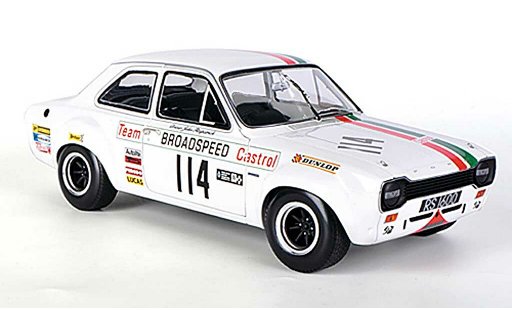 Ford Escort RS 1600 1/18 Minichamps Team Broadspeed Castrol J.Fitzpatrick Race of Champions Meeting 1971 diecast model cars