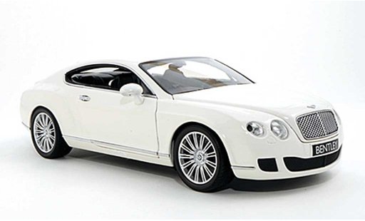 Bentley Continental GT 1/18 Minichamps white 2008 diecast model cars