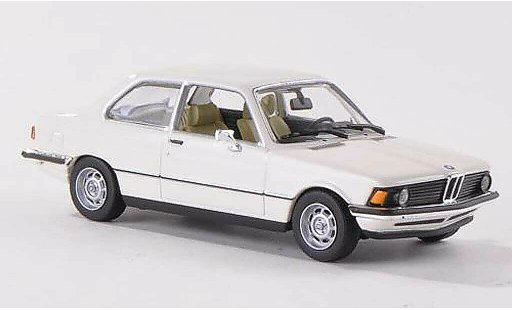 Bmw 318 coupe 1/43 Minichamps E21 i (E21) white 1975 diecast model cars