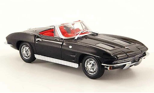 Chevrolet Corvette Convertible 1/43 Minichamps C2 /cabriolet black 1963 diecast model cars