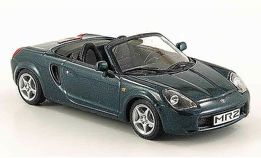 Toyota MR2 ZZW30 1/43 Minichamps 2 cabriolet green 2000 diecast model cars