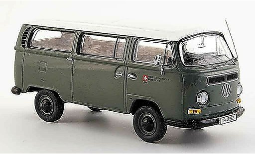 Volkswagen Combi A 1/43 Schuco t 2 a bus ptt messwagen grey white diecast model cars