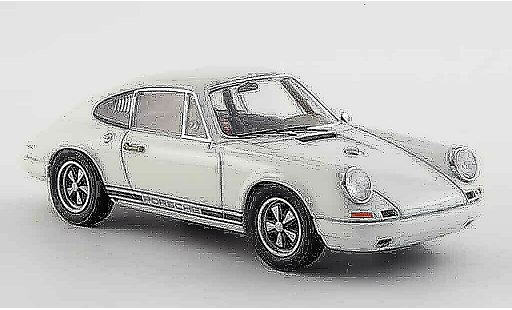 Porsche 911 R 1/43 Ebbro R white 1967 diecast model cars