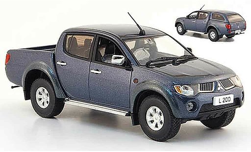 Mitsubishi L200 Base 1/43 Vitesse grey avec abnehmbarem Sports Hard Top diecast model cars