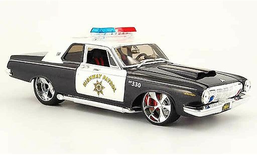 Dodge 330 police 1/18 Maisto highway patrol 1963 diecast model cars