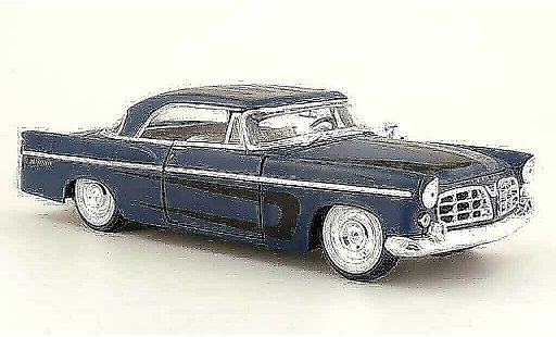 Chrysler 300B Coupe 1/18 Maisto blue mat et decor noir 1956 diecast model cars
