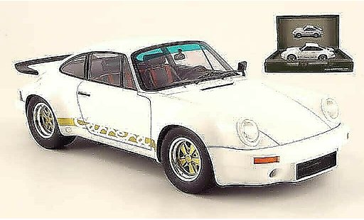 Porsche 911 RS 1/18 Spark carrera 3.0 white 1974 diecast model cars
