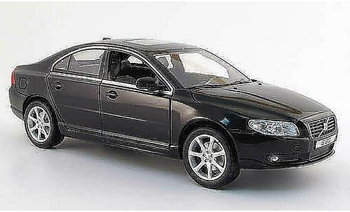 Volvo S80 Base 1/18 Powco black 2007 diecast model cars