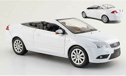 Ford Focus CC CC 1/18 Powco white with removable roof 2007 diecast model cars