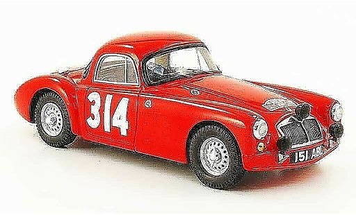 MG A Base 1/43 Bizarre No.314 Rally Monte Carlo 1962 diecast model cars