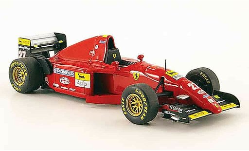 Ferrari 412 course 1/43 Hot Wheels Elite t2 no.27 j.alesi 1995 diecast model cars