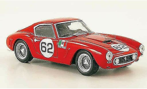 Ferrari 250 GT 1960 1/43 Hot Wheels Elite berlinetta swb no.62 coppa intereuropa diecast model cars
