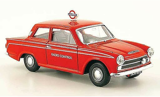 Ford Cortina Police 1/43 Vanguards MK I red London Transport Radio Control diecast model cars