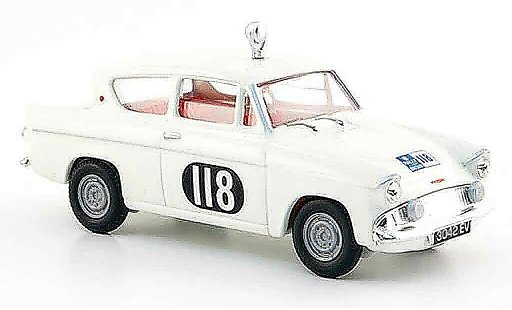 Ford Anglia 105E 1/43 Vanguards 105 E No.118 Damencup Rally England 1959 diecast model cars